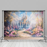 Lofaris Floral Fine Art Wonderland Castle Wedding Backdrop